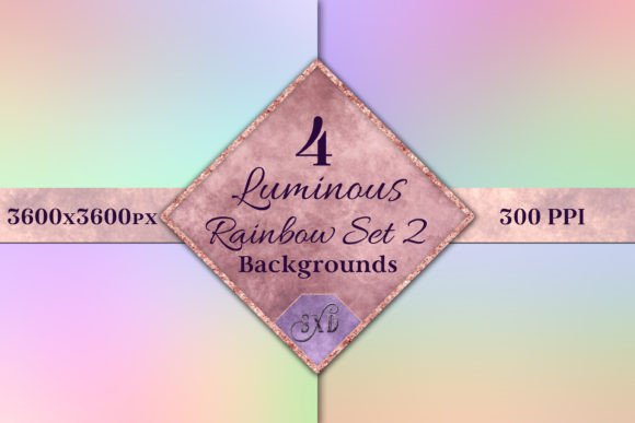 Brighten Your Designs with Luminous Rainbow Backgrounds 2