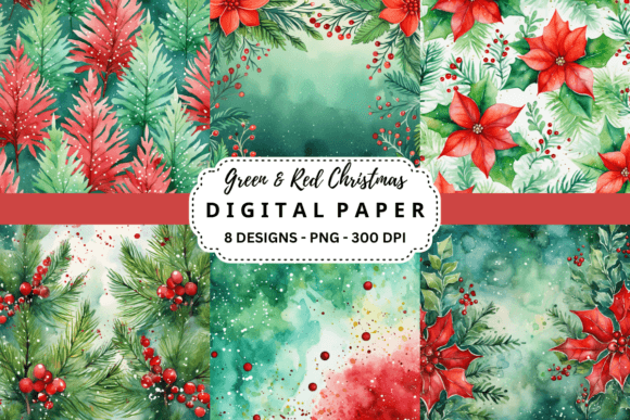 Capturing Holiday Magic: The Visual Power of Green and Red Christmas Backgrounds