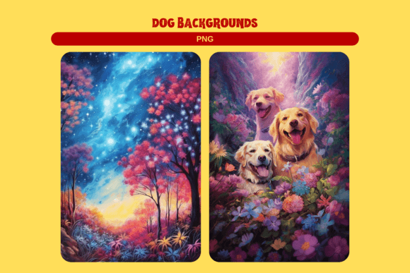 Dog Backgrounds: A Typeface with Bite and Charm