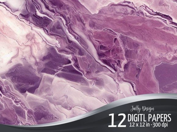 Luxurious Purple Marble Backgrounds for Modern Design