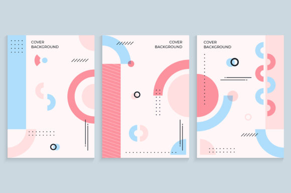 Memphis Backgrounds in Pastel Colors: A Modern Design Toolkit