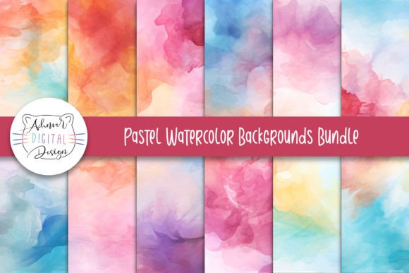 Softening Your Designs with Pastel Watercolor Backgrounds