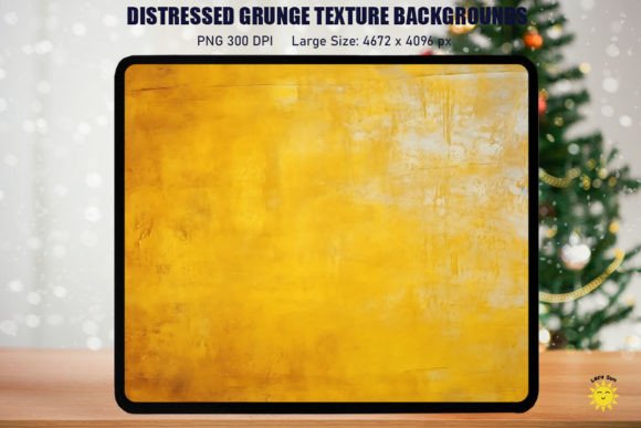 Yellow Grunge Texture Backgrounds for Authentic Design